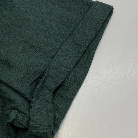 Alex Mill Men's Camp Short Sleeve Linen Shirt Pine Grove Green Size L - Picture 11 of 11